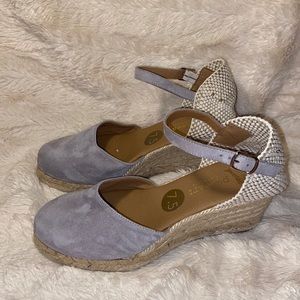 EUC Anthropologie Paseart Espadrille Wedge Sandals